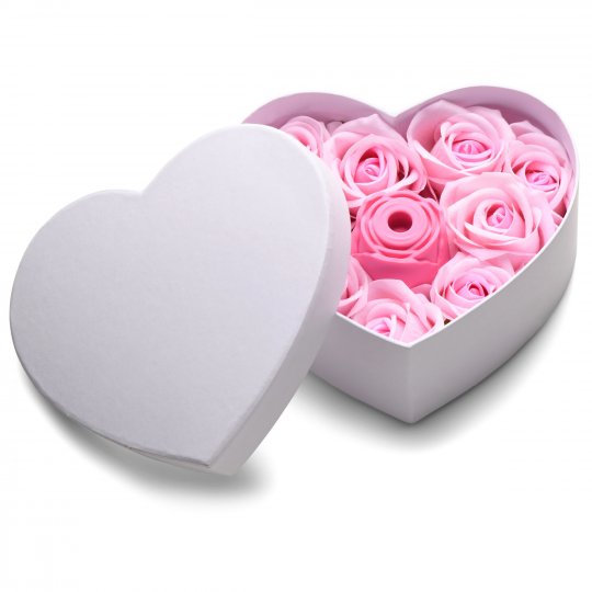 The Rose Lovers Gift Box 10x Clit Suction Rose - Pink
